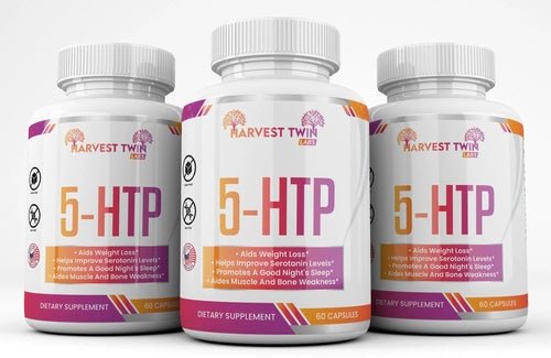 harvest Twin 5 - HTP Mood Enhancer Supplement for Increased Serotonin Levels - GISTMI
