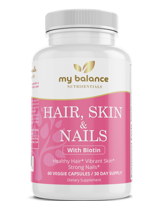 Hair, Skin & Nails Formula – Vitamins for Beauty & Wellness