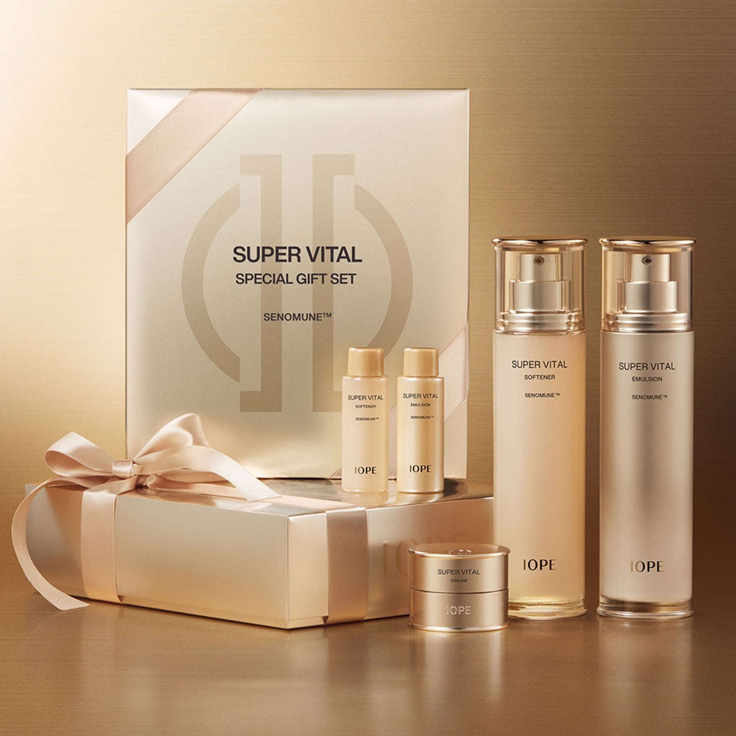 IOPE Super Vital Emulsion & Softener Set – Anti - Aging Hydration Duo - GISTMI