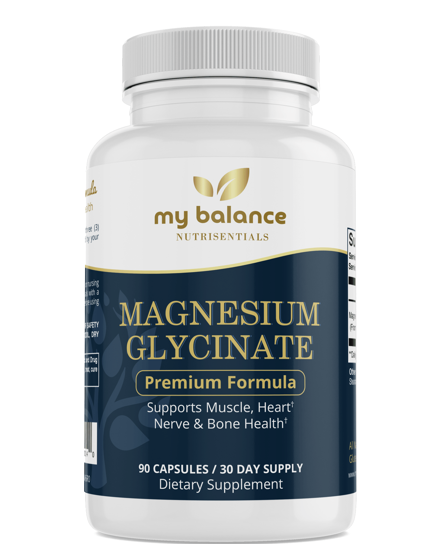 Magnesium Glycinate – Gentle Mineral Supplement for Sleep, Bones & Wellness - GISTMI