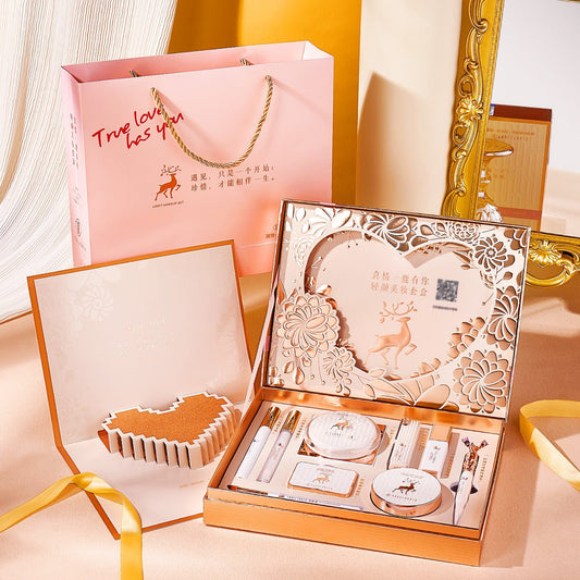 Makeup Novice Cosmetics for Students 10 Pcs Set – Universal Beginner Makeup Kit - GISTMI