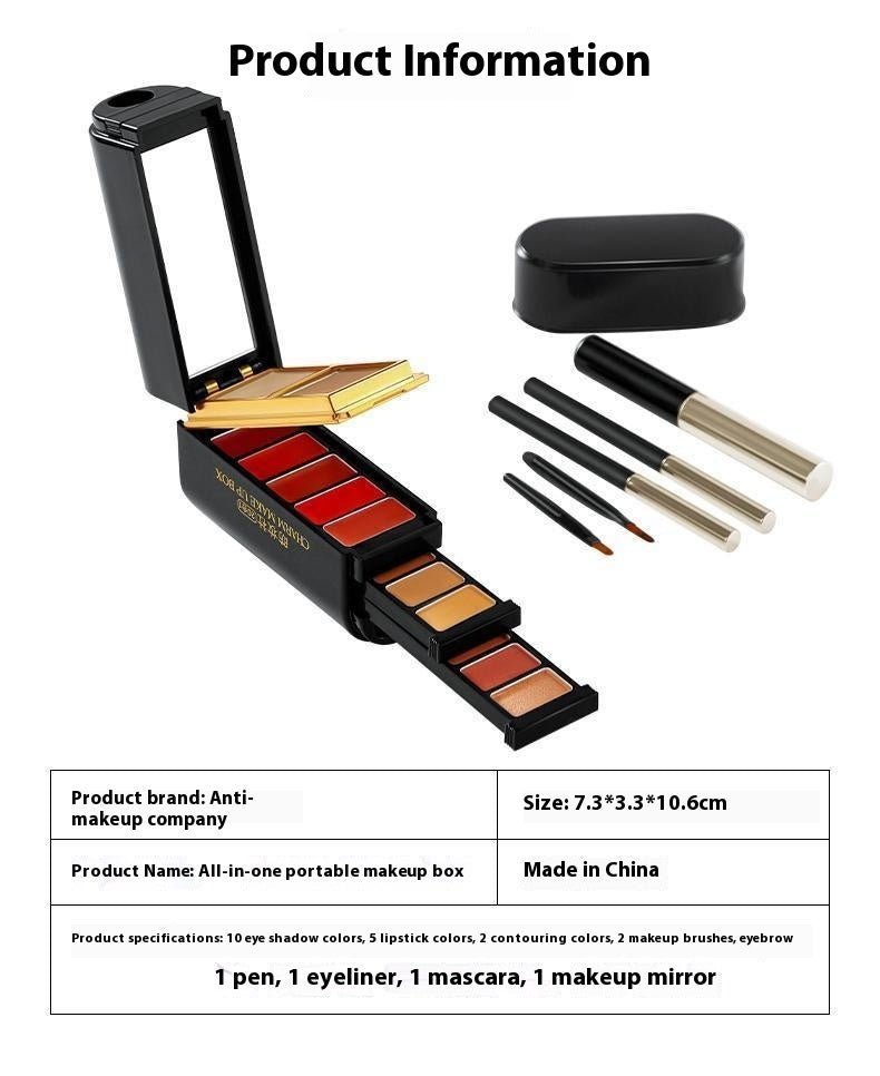 Makeup Set – Complete Cosmetics Kit for Students & Beginners | Universal Makeup Essentials - GISTMI