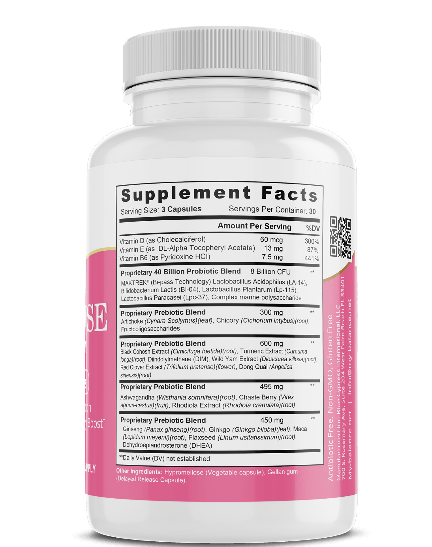 Menopause Support - A Thoughtful Blend of Ingredients - GISTMI