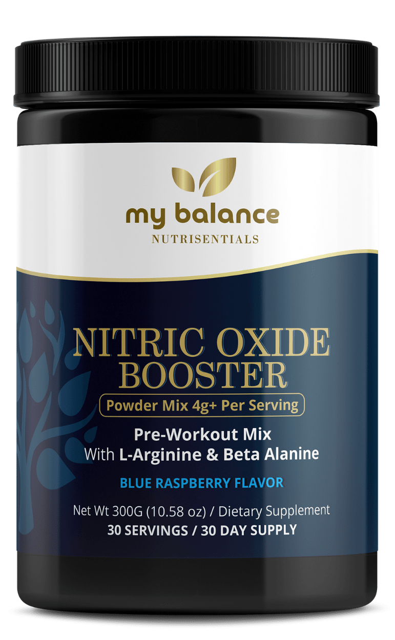Nitric Oxide Booster Powder Mix – Blue Raspberry Flavor - GISTMI