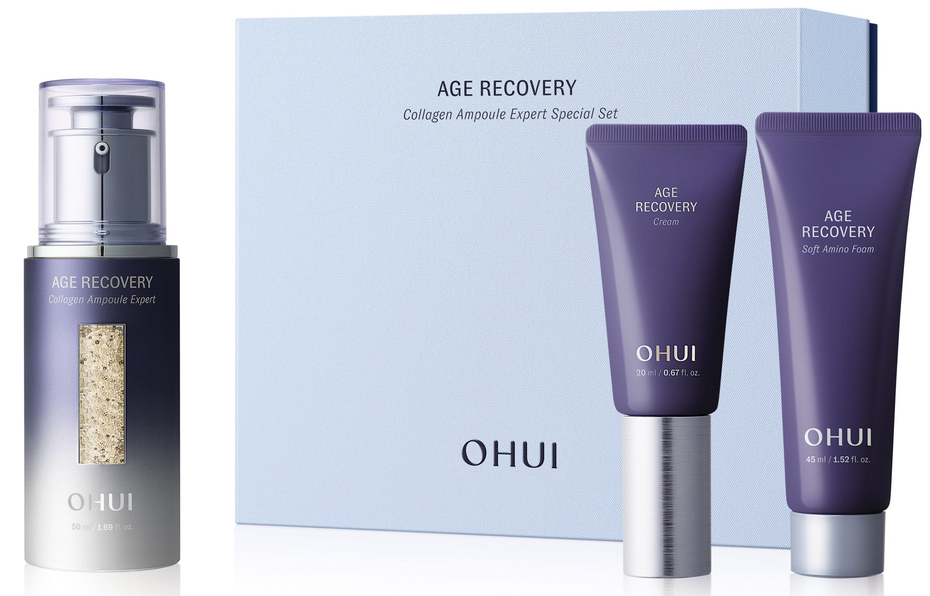 OHUI Age Recovery Collagen Ampoule Expert Special Set - GISTMI