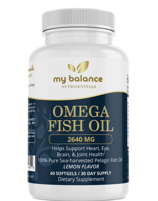Omega Fish Oil (Omega - 3 Fatty Acids) – Heart, Brain & Joint Support Supplement - GISTMI