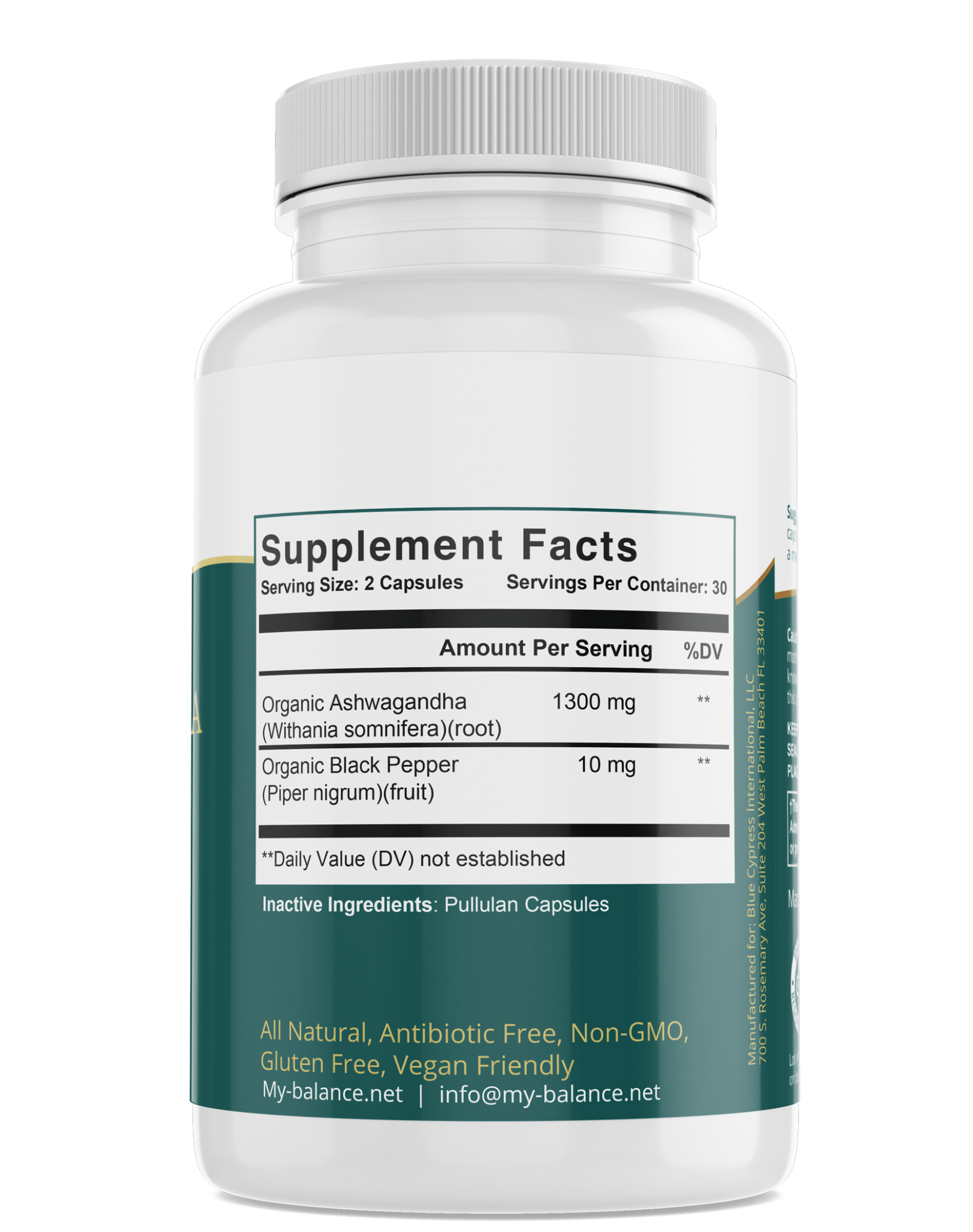 Organic Ashwagandha Supplement – Stress Relief & Wellness Formula - GISTMI