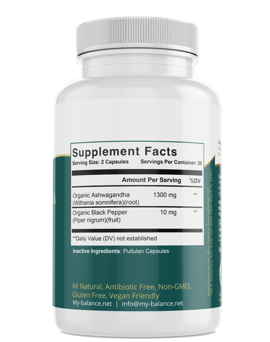 Organic Ashwagandha Supplement – Stress Relief & Wellness Formula - GISTMI
