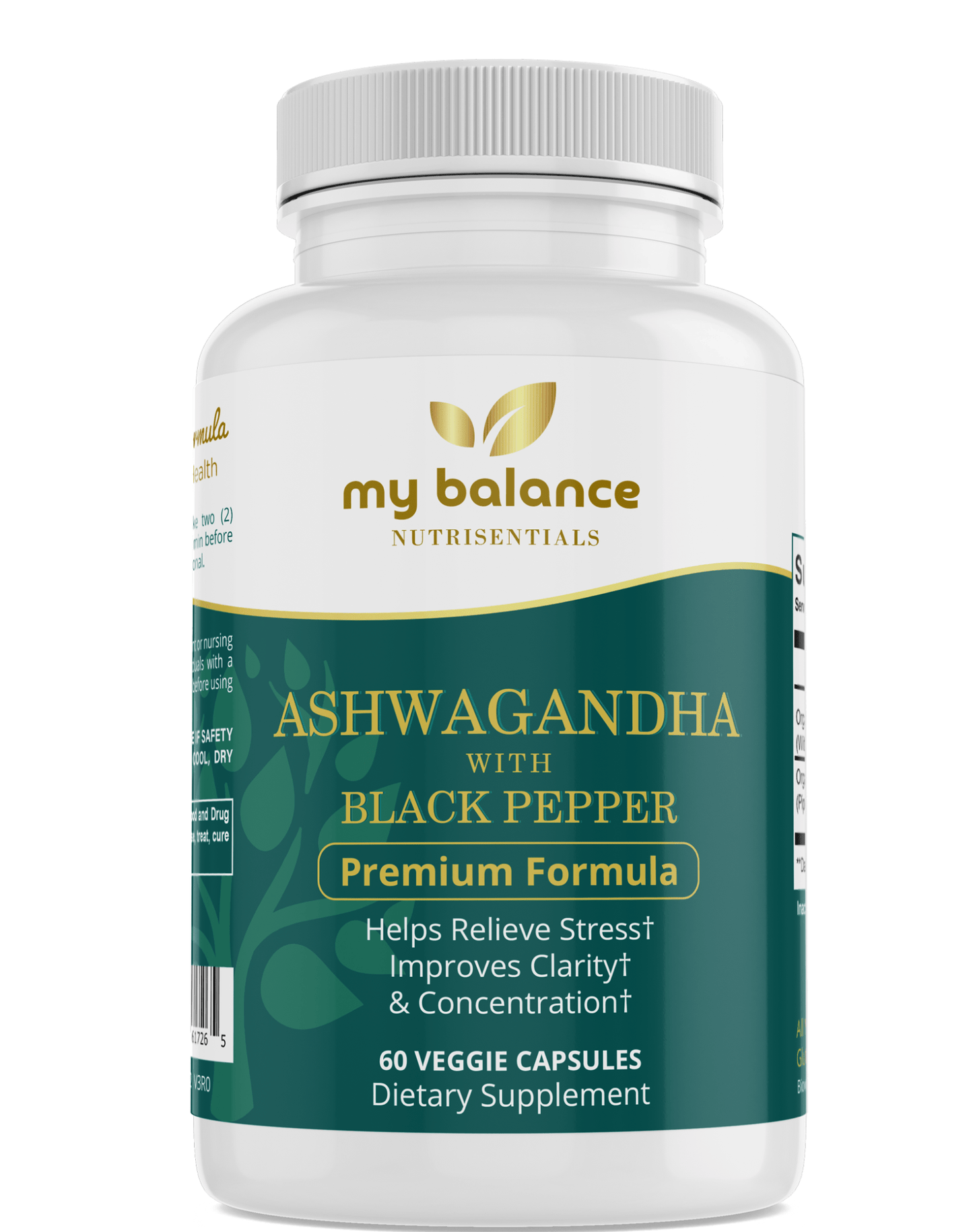 Organic Ashwagandha Supplement – Stress Relief & Wellness Formula - GISTMI