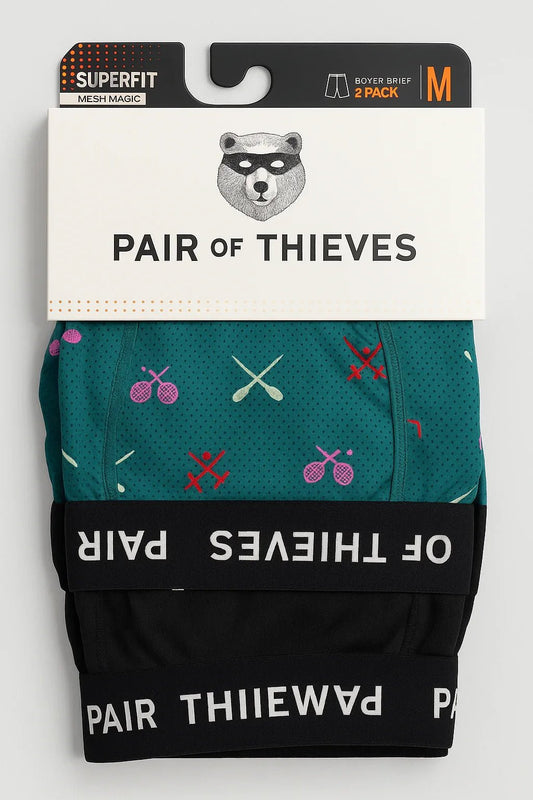 Pair of Thieves Boxer Briefs Green 2 Pack - GISTMI
