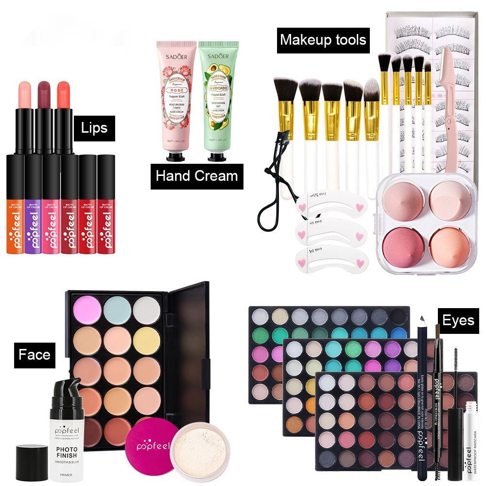 POPFEEL Yuan Integrated Multifunctional Makeup Set – Universal All - in - One Beauty Kit - GISTMI
