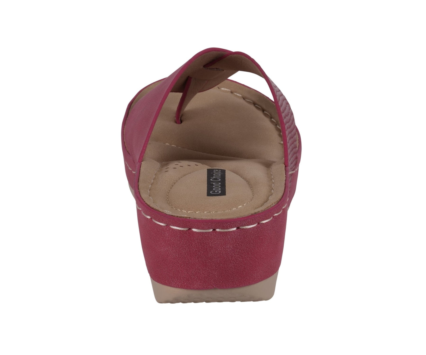 Women’s Dafni Red Wedge Sandals – Stylish Wedge Heels for Everyday Comfort - GISTMI