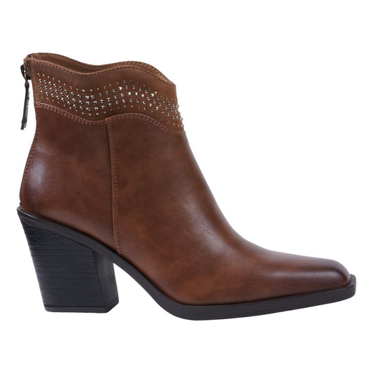 Women’s Dawn Cognac Bootie – Classic Ankle Boots in Rich Cognac Tone - GISTMI