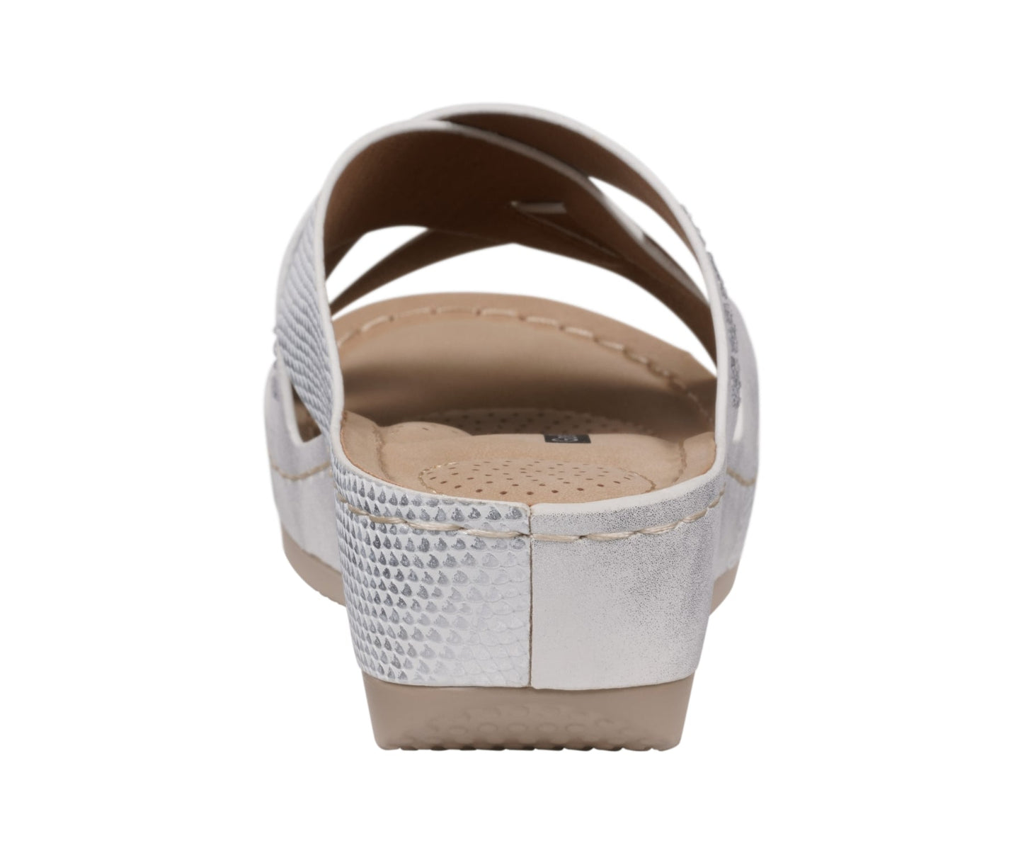 Women’s Soraya White Wedge Sandals – Elegant Comfortable Wedge Heels - GISTMI