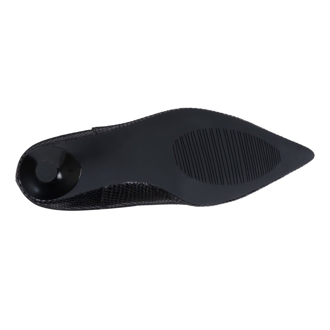 Women’s Thalia Black Bootie – Classic Ankle Boots with Elegant Heel - GISTMI