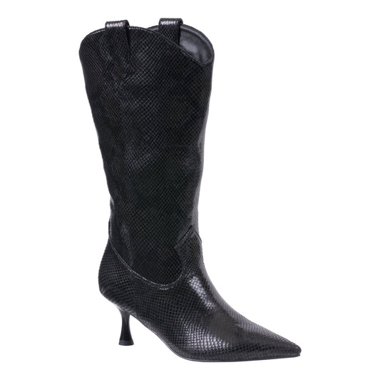 Women’s Thalia Black Bootie – Classic Ankle Boots with Elegant Heel - GISTMI