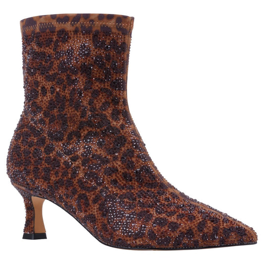 Women’s Tina Leopard Bootie – Animal Print Ankle Boots with Statement Style - GISTMI