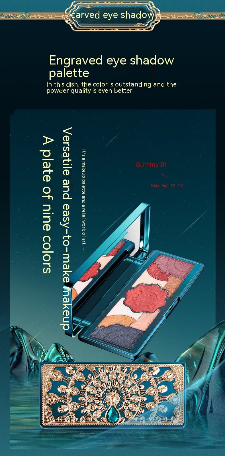 Yan Fengyun Oriental Makeup Items Makeup Set – 22 - Piece Universal Cosmetic Kit - GISTMI