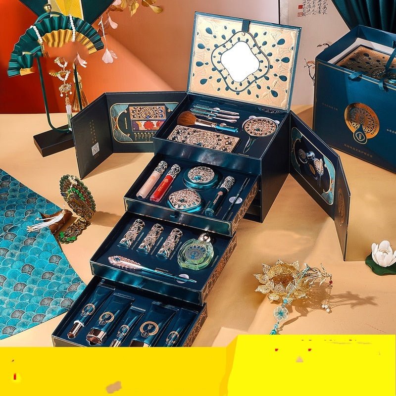 Yan Fengyun Oriental Makeup Items Makeup Set – 22 - Piece Universal Cosmetic Kit - GISTMI